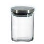 Δοχείο Με Μεταλλικό Πώμα Διάφανο Γυαλί 800ml