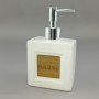 Ντισπένσερ 'Bath' Λευκό Κεραμικό/Μπαμπού
