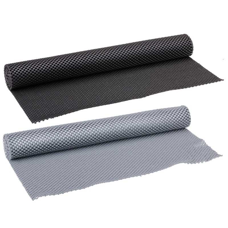 Χαλάκι Αντιολισθητικό Γκρι/Μαύρο 45x125cm PVC BLACK+DECKER 2Τμχ
