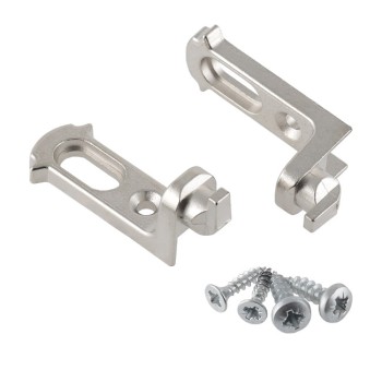 Συνδετικό Για Πίσω Μέρος Στον Τοίχο 22x14x46.5mm Νίκελ