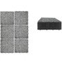 Πλακάκια Δαπέδου Μαύρο Πέτρα 30.5x30.5x2cm 6Τμχ