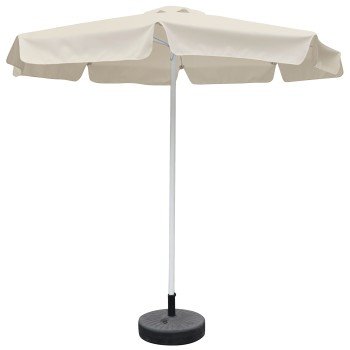 Ομπρέλα Κήπου ArteLibre VALENARE Εκρού/Λευκό Μέταλλο/Polyester Φ2.35m