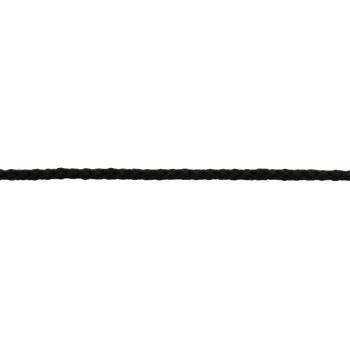 PP Σχοινί Πλεγμένο Μαύρο 3mm