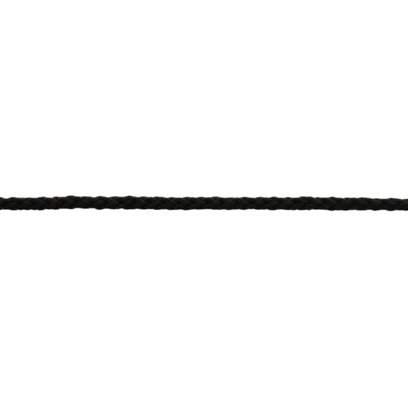 PP Σχοινί Πλεγμένο Μαύρο 3mm