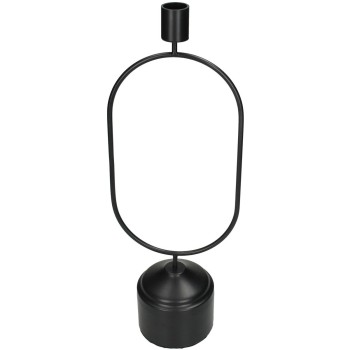 Κηροπήγιο ArteLibre Μαύρο Μέταλλο 13x8.5x36cm Κηροπήγιο ArteLibre Μαύρο Μέταλλο 13x8.5x36cm