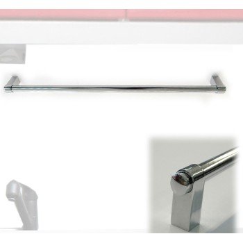 Βέργα Πετσέτας Ασημί Μέταλλο 98cm