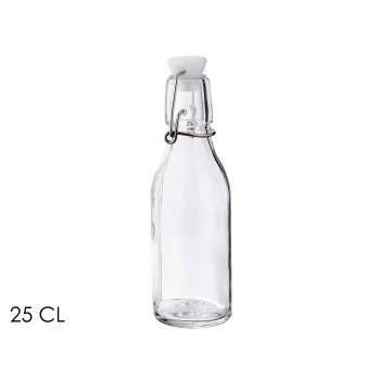 Μπουκάλι Στρογγυλό 25cl Με Ερμητικό Καπάκι