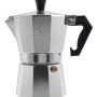 Καφετιέρα Espresso 2 Φλυτζανιών Με Λαβή Βακελίτη Ασημί/Μαύρο Αλουμίνιο