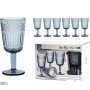 Ποτήρια Shine Blue Μπλε Γυαλί 30cl 6Τμχ