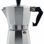 Καφετιέρα Espresso 3 Φλυτζανιών Με Λαβή Βακελίτη Ασημί/Μαύρο Αλουμίνιο