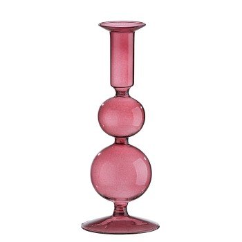 Κηροπήγιο ArteLibre Διάφανο/Μελί Γυαλί 20.5cm Κηροπήγιο ArteLibre Διάφανο/Μελί Γυαλί 20.5cm