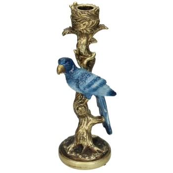 Κηροπήγιο ArteLibre Πουλί Μπλε Polyresin 10.5x9x25.5cm Κηροπήγιο ArteLibre Πουλί Μπλε Polyresin 10.5x9x25.5cm