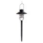 Φανάρι Κήπου LED Ηλιακό Μαύρο 21.8x21.8x64cm GRUNDIG