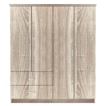 Ντουλάπα ArteLibre CANDY CANE Φυσικό Χρώμα 160x50x195cm