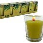 Κερί 45g Άρωμα Lemongrass Σε Γυάλινο Ποτήρι Φ5x6cm Σετ 5Τμχ