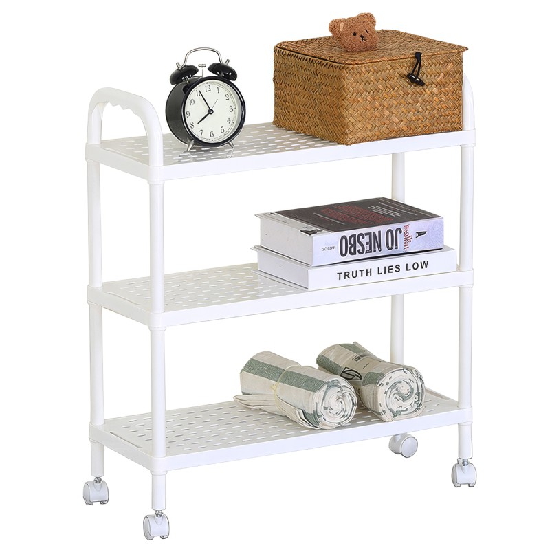 Ραφιέρα ArteLibre VIALA Με 3 Ράφια Λευκό Πλαστικό 51.5x20.6x60.9cm