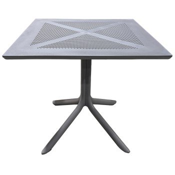 Τραπέζι Κήπου ArteLibre SIREA Γκρι PP 80x80x75cm