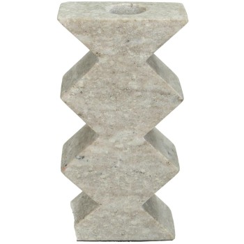 Κηροπήγιο ArteLibre Μπεζ Μάρμαρο 8x4x15.5cm Κηροπήγιο ArteLibre Μπεζ Μάρμαρο 8x4x15.5cm