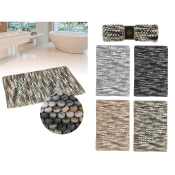 Πατάκι Μπάνιου 60% Βαμβάκι/40% Polyester 50x80cm Σε 4 Χρώματα Πατάκι Μπάνιου 60% Βαμβάκι/40% Polyester 50x80cm Σε 4 Χρώματα