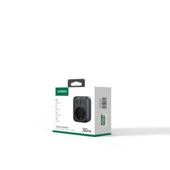 Πρίζα Ασφαλείας GaN 30W UGREEN CD314 90613 με 3 Θέσεις Φόρτισης