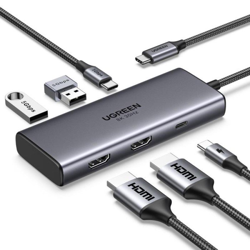 USB-C Docking Station 6 σε 1 UGREEN CM498 15852