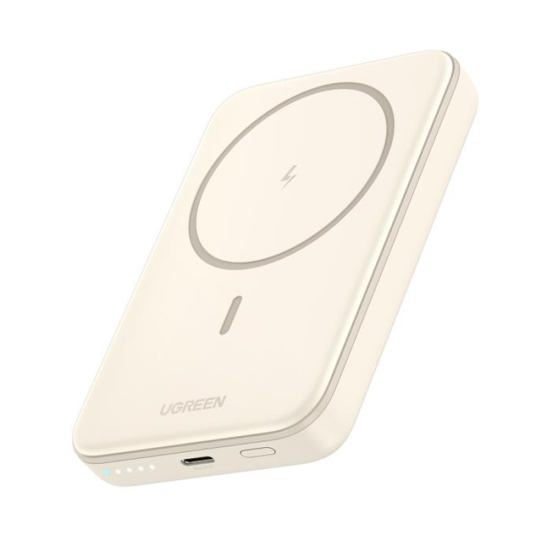 Power Bank 10000mAh PD 20W UGREEN PB561 25208 με Ασύρματη Φόρτιση Magnetic,1 Θέσης Μπέζ
