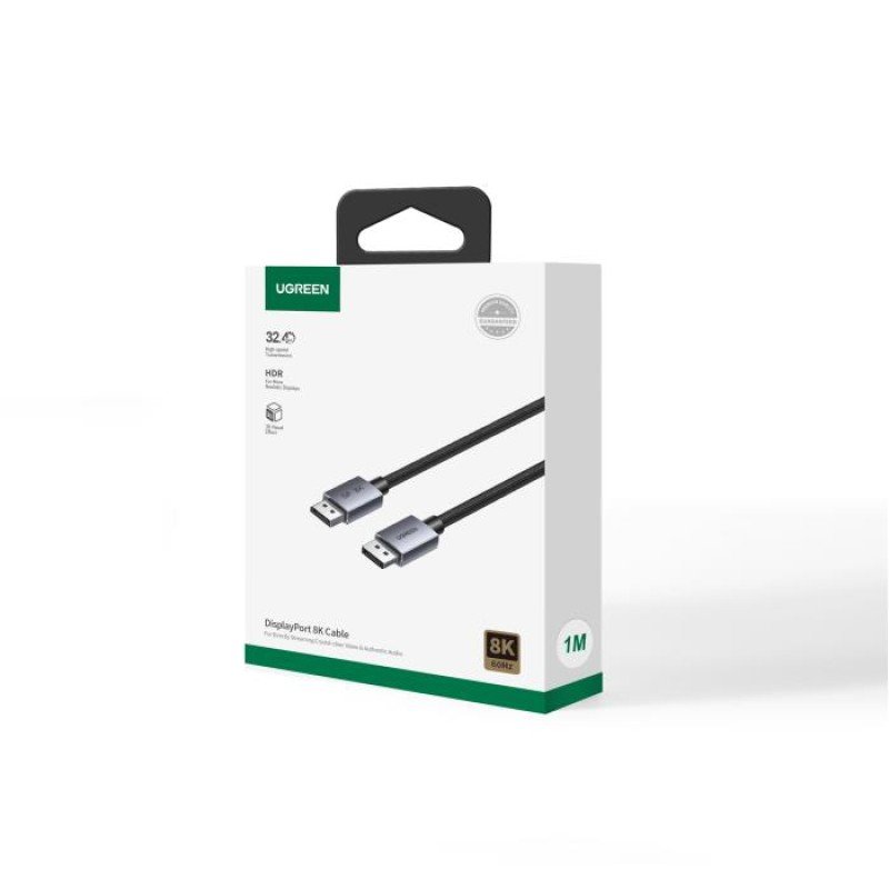 Καλώδιο DP 1.4 M/M 8K/60Hz UGREEN DP120 25903 1m Μαύρο