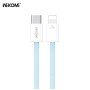 Καλώδιο Φόρτισης WK WDC-21 USB-C σε Lightning PD 27W 1m Μπλέ