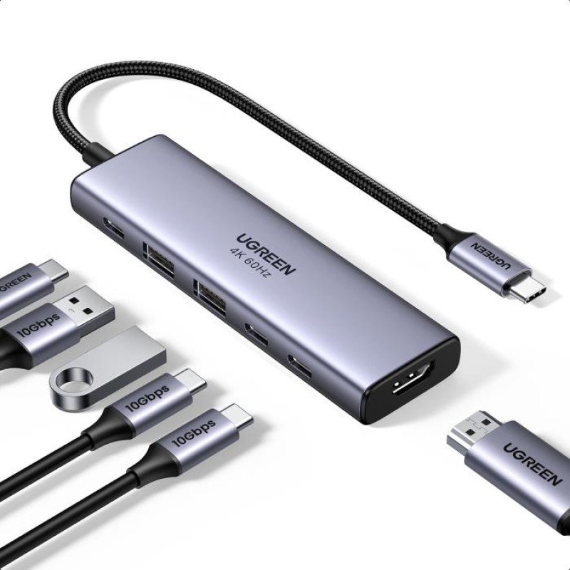 USB-C Docking Station 6 σε 1 UGREEN CM511 35999