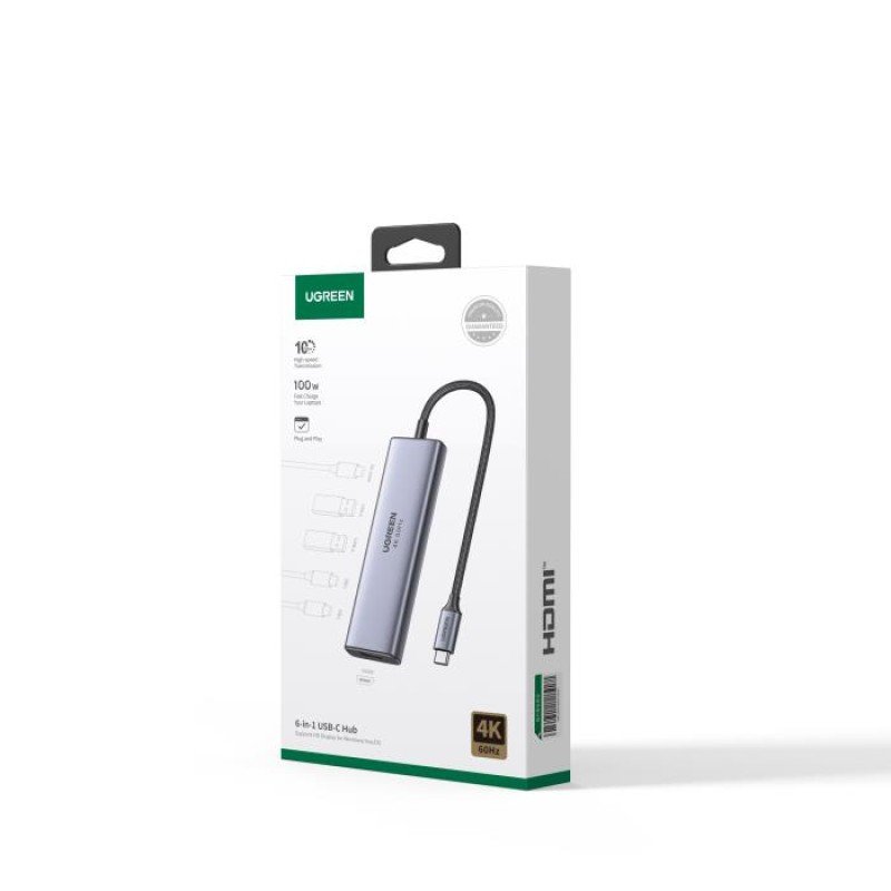 USB-C Docking Station 6 σε 1 UGREEN CM511 35999