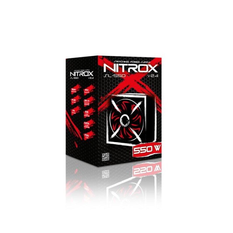 Τροφοδοτικό Υπολογιστή ATX Nitrox SL-550W v2.4