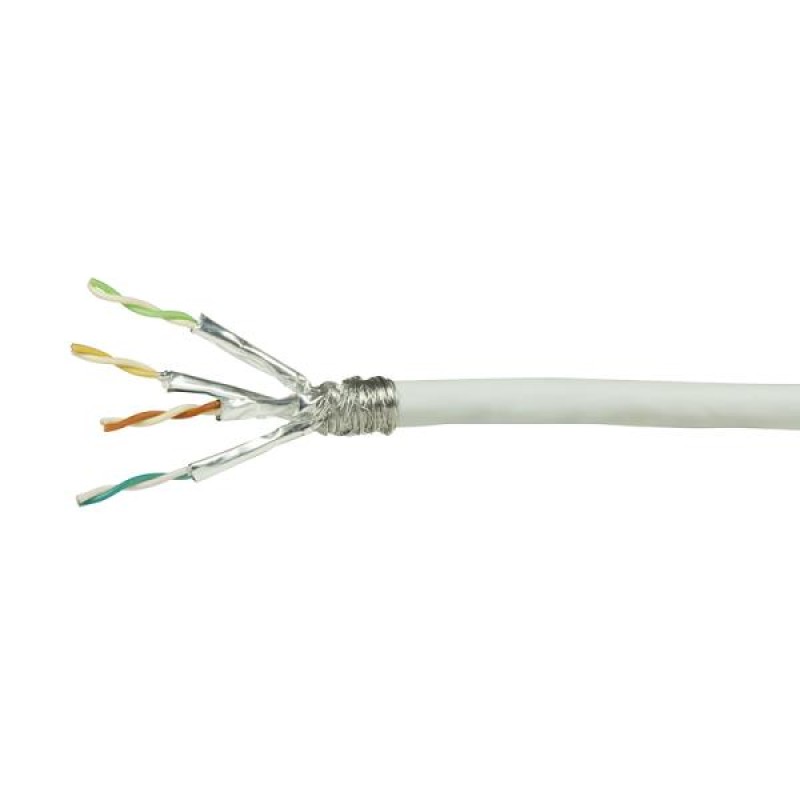 Καλώδιο Δικτύου F/UTP CAT5 LogiLink CPV001 100m Μονόκλωνο Γκρι