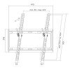 Βάση Τηλεόρασης Επιτοίχια LogiLink BP0012 32"-55" έως 35kg