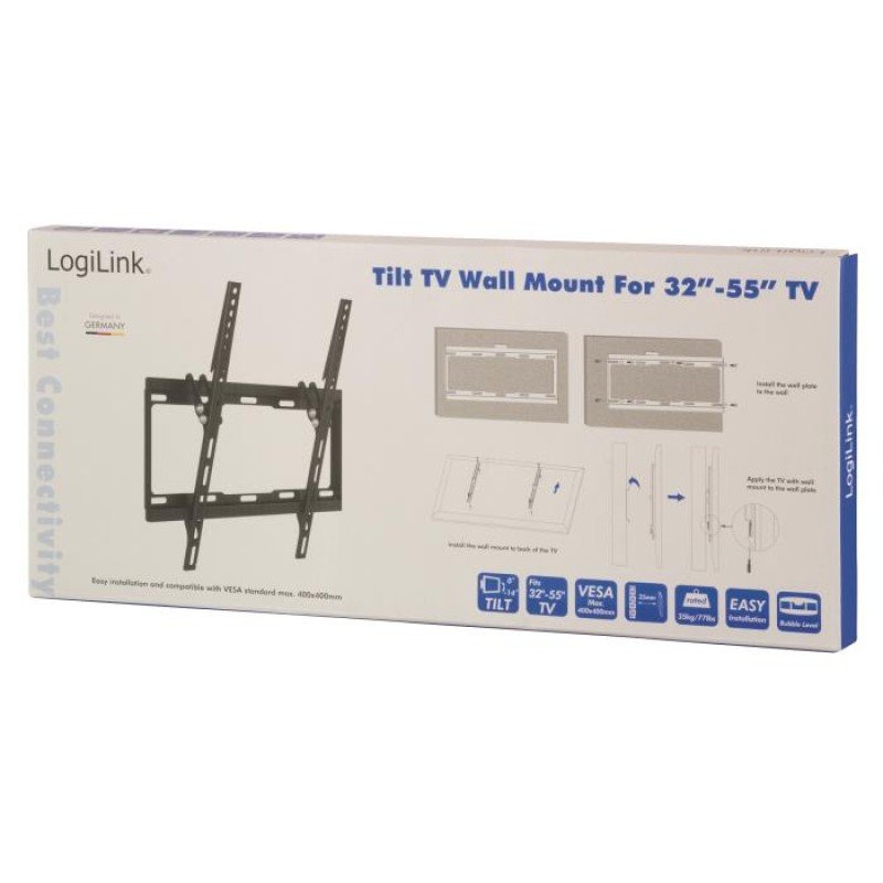 Βάση Τηλεόρασης Επιτοίχια LogiLink BP0012 32"-55" έως 35kg