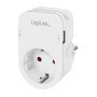 Πρίζα Ασφαλείας LogiLink PA0247 με 2 Θύρες USB