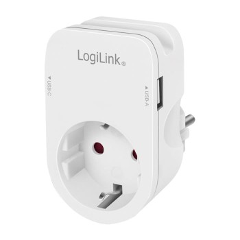 Πρίζα Ασφαλείας LogiLink PA0259, με 1 Θύρα USB & 1 Θύρα USB-C