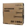 Καλώδιο Δικτύου F/UTP CAT5 LogiLink CPV0029 50m Γκρι