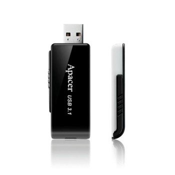 USB Stick Apacer AH350 32GB USB 3.1 Gen1 Μαύρο
