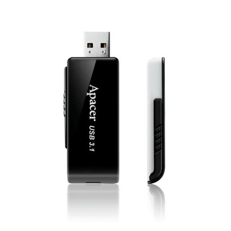 USB Stick Apacer AH350 32GB USB 3.1 Gen1 Μαύρο