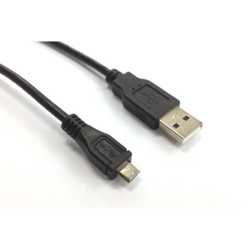 Καλώδιο USB 2.0 σε Micro USB M/M Aculine USB-010 1.8m Μαύρο