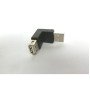 Αντάπτορας USB 2.0 M/F 90 Μοιρών Aculine AD-038