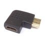Αντάπτορας HDMI M/F 90 Μοιρών Aculine AD-030