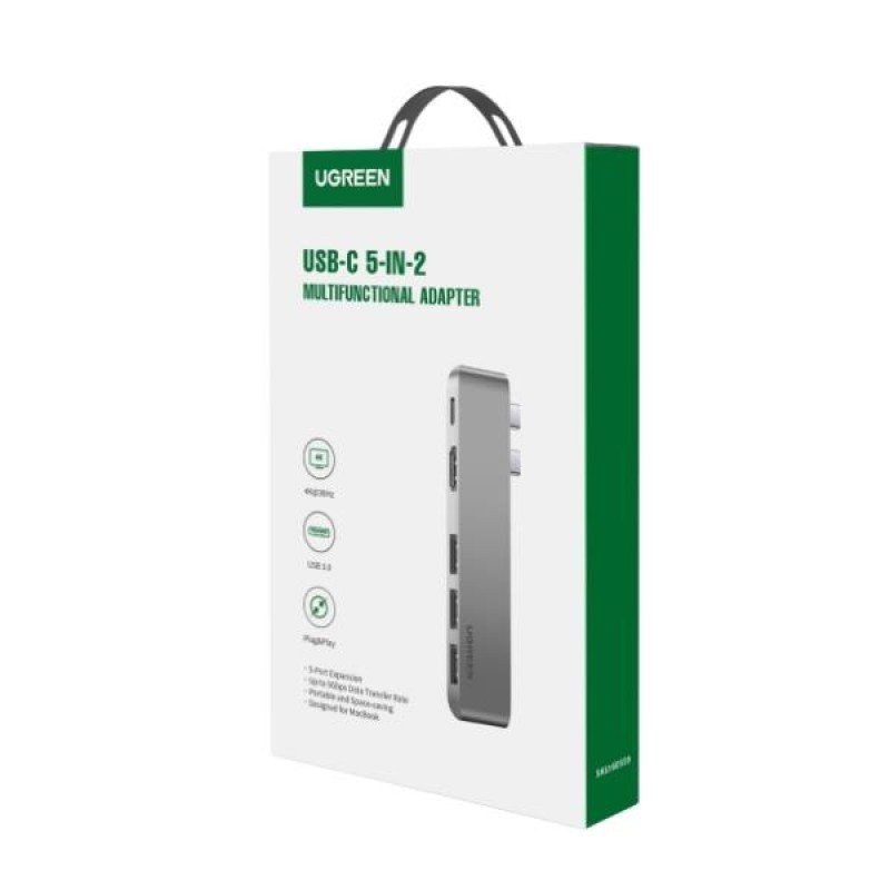 Dual USB-C Docking Station 5 σε 1 UGREEN CM475 60601