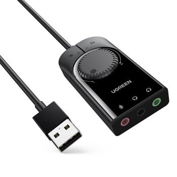 Κάρτα ήχου USB UGREEN CM129 40964 , με Ρυθμιστή Έντασης