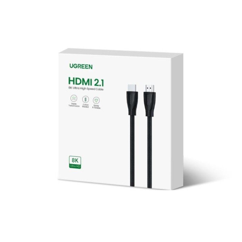 Καλώδιο HDMI M/M 8K/60Hz UGREEN HD140 80401 1m Μαύρο