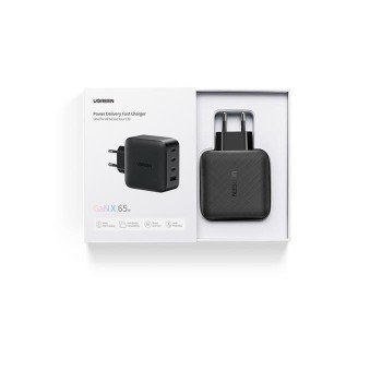 Φορτιστής Σπιτιού GaN PD 65W UGREEN CD224 70774 4 Θέσεων Μαύρο