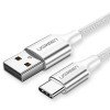 Καλώδιο Φόρτισης UGREEN US288 60409 USB σε USB-C 3m Ασημί