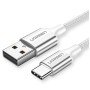 Καλώδιο Φόρτισης UGREEN US288 60409 USB σε USB-C 3m Ασημί