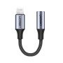 Αντάπτορας Lightning σε 3.5mm M/F UGREEN US211 30756 Μαύρο