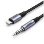 Αντάπτορας Lightning σε 3.5mm M/M UGREEN US315 70509 Μαύρο 1m